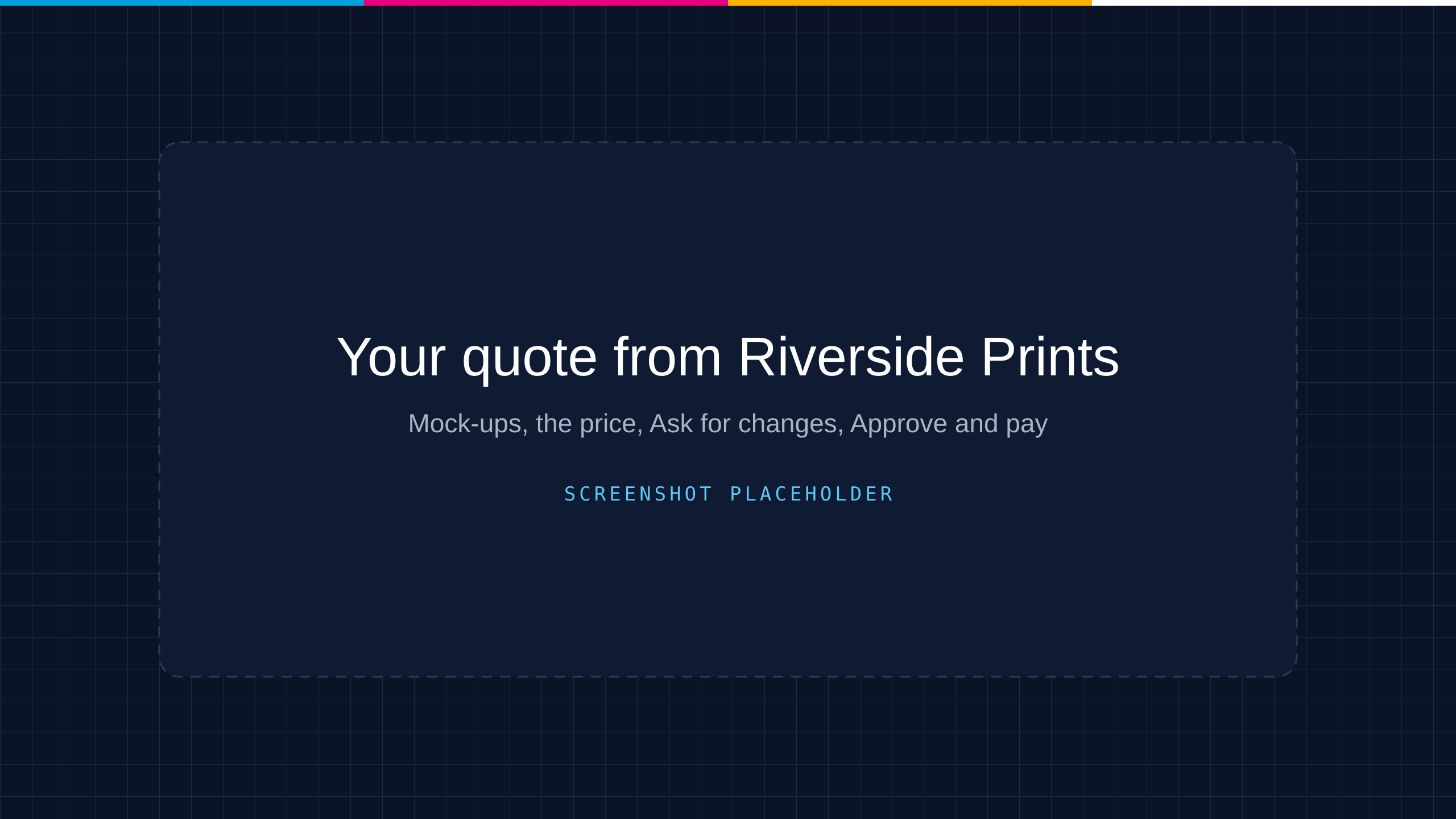 The customer's quote page on the shop's own store: the mock-ups on the ordered colour, sizes and counts, the price with tax from the store, and Ask for changes or Approve and pay.